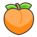 Peach Emoji from Kawaii Emoji Set