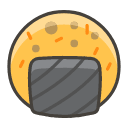 Rice Cracker Emoji from Kawaii Emoji Set