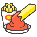French Fries A Emoji from Kawaii Emoji Set