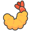 Fried Shrimp Emoji from Kawaii Emoji Set