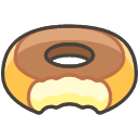 Doughnut A Emoji from Kawaii Emoji Set