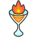 Cocktail Glass B Element from Kawaii Emoji Set