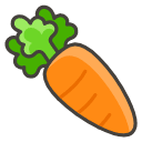 Carrot Element from Kawaii Emoji Set