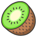 Kiwi Fruit Emoji from Kawaii Emoji Set