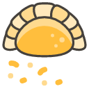 Dumpling Emoji from Kawaii Emoji Set