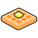Waffle Emoji from Kawaii Emoji Set