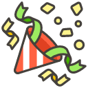 Party Popper Emoji from Kawaii Emoji Set
