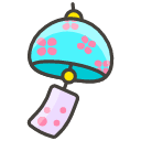 Wind Chime Emoji from Kawaii Emoji Set