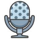 Studio Microphone Emoji from Kawaii Emoji Set