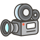 Movie Camera Emoji from Kawaii Emoji Set