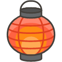 Red Paper Lantern Emoji from Kawaii Emoji Set