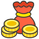 Money Bag Emoji from Kawaii Emoji Set