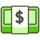 Dollar Banknote B Emoji from Kawaii Emoji Set