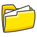 Open File Folder Emoji from Kawaii Emoji Set