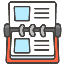 Card Index Element from Kawaii Emoji Set