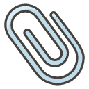 Paperclip Emoji from Kawaii Emoji Set