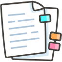 Bookmark Tabs Emoji from Kawaii Emoji Set