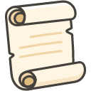 Scroll Emoji from Kawaii Emoji Set