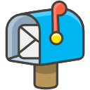 Open Mailbox With Raised Flag Emoji from Kawaii Emoji Set