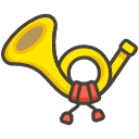 Postal Horn Emoji from Kawaii Emoji Set