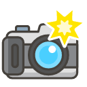 Camera With Flash Emoji from Kawaii Emoji Set