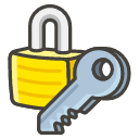 Locked With Key Element from Kawaii Emoji Set