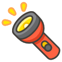 Flashlight Emoji from Kawaii Emoji Set
