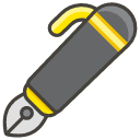 Fountain Pen Element from Kawaii Emoji Set