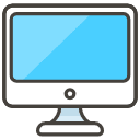 Desktop Computer Emoji from Kawaii Emoji Set