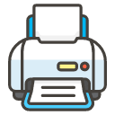 Printer Emoji from Kawaii Emoji Set