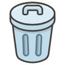 Wastebasket Emoji from Kawaii Emoji Set