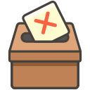 Ballot Box With Ballot Emoji from Kawaii Emoji Set