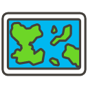 World Map Emoji from Kawaii Emoji Set