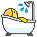 Person Taking Bath Emoji from Kawaii Emoji Set