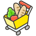 Shopping Cart Emoji from Kawaii Emoji Set