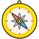 Compass Emoji from Kawaii Emoji Set