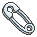 Safety Pin Emoji from Kawaii Emoji Set