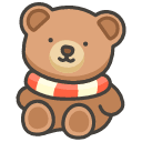 Teddy Bear Emoji from Kawaii Emoji Set