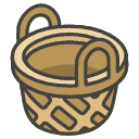 Basket B Element from Kawaii Emoji Set
