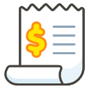 Receipt Emoji from Kawaii Emoji Set