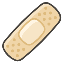 Adhesive Bandage Emoji from Kawaii Emoji Set