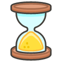 Hourglass Done Emoji from Kawaii Emoji Set