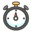 Stopwatch Emoji from Kawaii Emoji Set