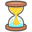Hourglass Not Done Emoji from Kawaii Emoji Set