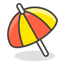 Umbrella On Ground A Emoji from Kawaii Emoji Set