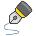 Black Nib Element from Kawaii Emoji Set