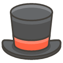 Top Hat Emoji from Kawaii Emoji Set