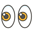 Eyes Element from Kawaii Emoji Set