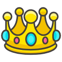 Crown Emoji from Kawaii Emoji Set