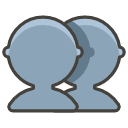Busts In Silhouette Emoji from Kawaii Emoji Set